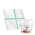 SILVER SPARKLE Epoxy Grout 1 kg All GLITTER SILVER Colors Available (Brand-Fastobond) (5 KG, OLIVE GREEN SILVER SPARKLE)