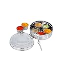 Silver Steel Spice Container (Set of 1)