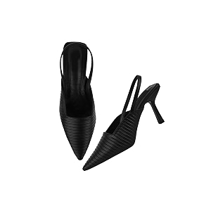 SilverArrow Chunky Heel Bellies Womens Fashion Pointed