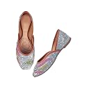 SilverArrow Ethnic Embroidery Jutti with Beautiful Design