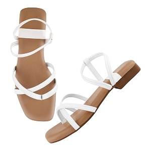 SilverArrow womens Breeza Flat Sandal Fashion Sandals