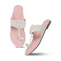 SilverArrow womens Folk Bella Fashion SandalsKholapuri Style