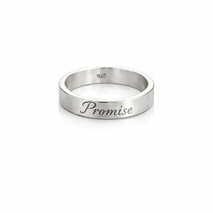 Silverrazzi 925 Sterling Silver Plain Customized Band