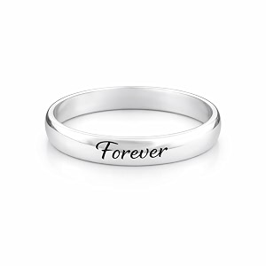 Silverrazzi 925 Sterling Silver Plain Customized Band