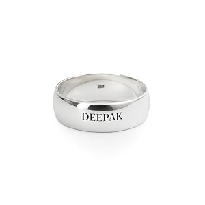 Silverrazzi 925 Sterling Silver Plain Customized Band