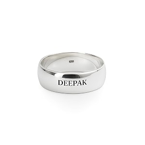 Silverrazzi 925 Sterling Silver Plain Customized Band