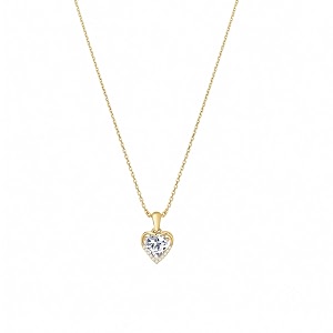 SILVERTOWN 925 Silver Celestial Grace Heart Pendant