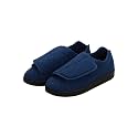 Silverts Men's Adaptive Easy Closure Slippers, Adjustable Wide Fit Shoes