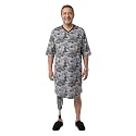 Silverts Men's Adaptive Open Back Hospital Gown, Assisted Dressing Apparel