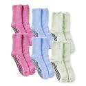 Silverts Non-Skid Hospital Socks 6 Pack, Safety Grip for Men &amp; Women
