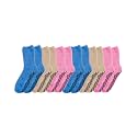 Silverts Non-Skid Hospital Socks 6 Pack, Safety Grip for Men &amp; Women