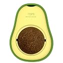 Silvervine, Gall Fruit Catnip Wall Toy, Rotatable, Cat Wall Treats,Chew Toys, Edible Cat Licking Toy (Avocado Shape)