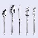 Silverware Set for 16 Modern 80 Piece Flatware Cutlery Utensils Set