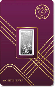 SILVIYA Banyan Tree 999 Pure Silver Bar