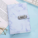 SIMHI Metal Lock Diary PU Leather 