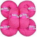 100% Acrylic Wool Melon (6 pc) Baby-Soft Wool Ball Hand Knitting Wool/Art Craft Soft Fingering Crochet Hook Yarn, Needle Knitting Yarn Threa A BCD