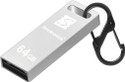 Simmtronics Ultra Speed USB 2.0 64GB Flash Drive Metal Body With Anti Lost Hook 64 GB Pen Drive Compatible with Desktop Computer, Laptop, Mobile, Television USB 2.0 Metal Case (Silver)