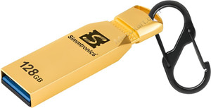 simmtronics zipx ultra 128gb flash drive usb 30 metal body with anti lost hook 128 gb pen drive compatible with desktop computer laptop usb 30 metal case gold