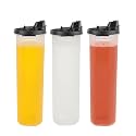 SIMPARTE Set of 3 Black Plastic Oil Dispensers – 1100ml Each with Flip-Top Pouring Nozzle | Leak-Proof Oil Pourer &amp; Container for Cooking and Kitchen Use | Easy Flow, BPA-Free for Everyday Use