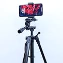 Simpex Camera Tripod 6633 with Mobile Holder Bracket for Smartphones, DSLR and Cameras (Black)