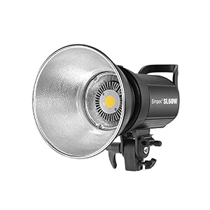 simpex sl60 5600k studio white version lcd panel led video light black 60w