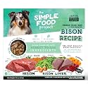 Simple Food Project - Bison Recipe - Freeze Dried Raw Food for Dogs - 96oz