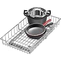 Simple Houseware Under Cabinet Pull Out Sliding Shelf, 21" Dx11 W, Chrome