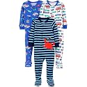Simple Joys by Carter's Baby Boys 3 pack Snug Fit Footed Cotton Pajamas