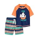 Simple Joys by Carter's Baby Boys' Swimsuit Trunk and Rashguard Set