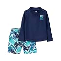 Simple Joys by Carter's Baby Boys' Swimsuit Trunk and Rashguard Set