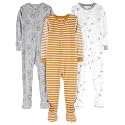 Simple Joys by Carter's Baby Boys 3 pack Snug Fit Footed Cotton Pajamas