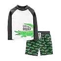 Simple Joys by Carter's Baby Boys' Swimsuit Trunk and Rashguard Set