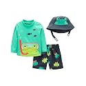 Simple Joys by Carter's Baby Boys' Swimsuit Trunk and Rashguard Set