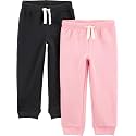 Simple Joys by Carter's Girls' 2-pack Fleece Joggers