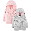 Simple Joys by Carter's Girls' 2-Pack Full Zip Hoodies