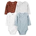 Simple Joys by Carter's Unisex Baby 4-pack Side Snap Bodysuit