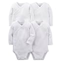 Simple Joys by Carter's Unisex Baby 4-pack Side Snap Bodysuit