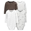 Simple Joys by Carter's Unisex Baby 4-pack Side Snap Bodysuit