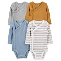 Simple Joys by Carter's Unisex Baby 4-pack Side Snap Bodysuit