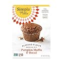 Simple Mills Almond Flour Pumpkin Muffin and Bread Mix, 9 Ounce (Pack of 6)