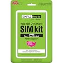Simple Mobile, Powered by Tmobile, Universal Sim Kit