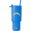 Simple Modern Officially Licensed NFL Los Angeles Chargers 30 oz Tumbler with Flip Lid and Straws,Insulated Cup Stainless Steel, Gifts for Men Women | Trek Collection,Los Angeles Chargers (Pack of 12)