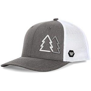 Simple Pine Trees Trucker Hats for Men