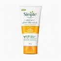 Simple Protect N Glow Vitamin C Glow Clay Scrub 150ml | Gently Exfoliates for Smooth & Radiant Skin | For Dull & Tired Skin