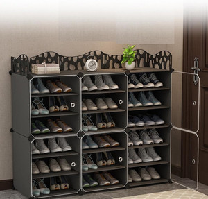 simple trending pp collapsible wardrobe finish color - grey-18 diydo-it-yourself
