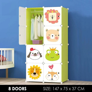 simple trending pp collapsible wardrobe