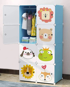 simple trending pp collapsible wardrobe