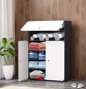 simple trending pp collapsible wardrobe