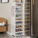 Simple Trending PP Collapsible Wardrobe (Finish Color - White-9, DIY(Do-It-Yourself))