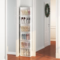 Simple Trending PP Collapsible Wardrobe (Finish Color - White-Slim-6, DIY(Do-It-Yourself))